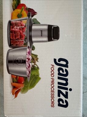 Stainless Steel Food Processor - Silver NWT never opened - original packaging